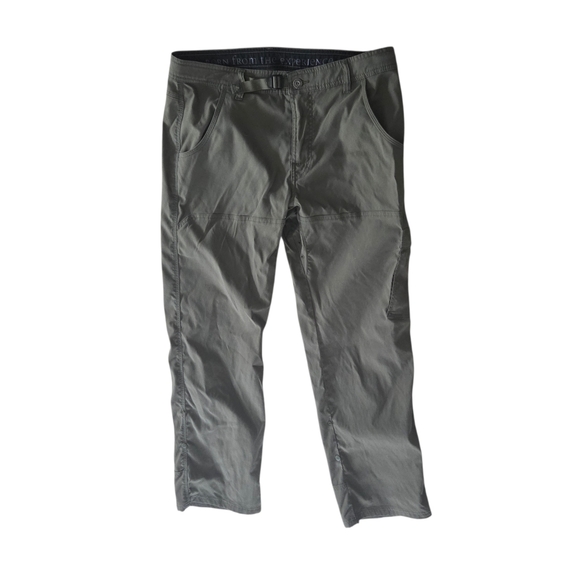 PrAna Bundle of 2 Cargo Mens Pants Nylon Black & Green Size 33x30 - Picture 2 of 12